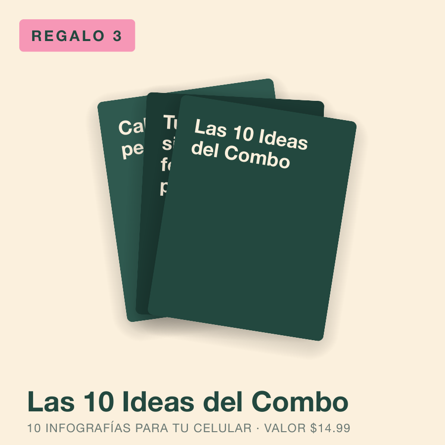 Regalo: Las 10 Ideas del Combo (infografías)